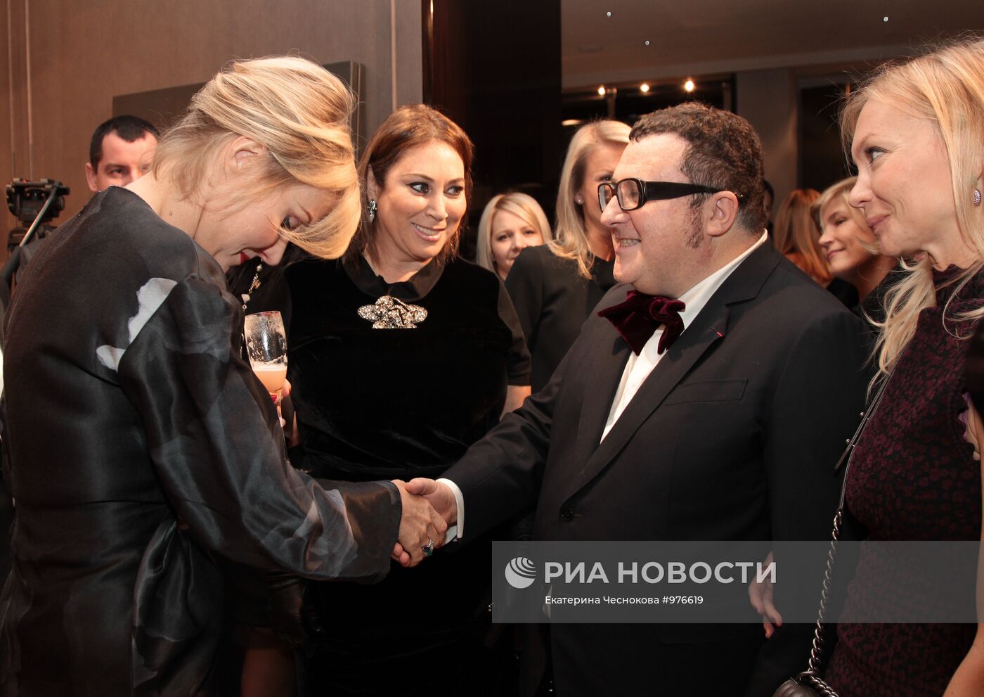 Прием по случаю приезда главы дома моды Lanvin Альбера Эльбаза