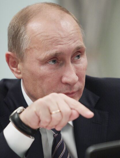 В.Путин проводит заседание Наблюдательного совета АНО