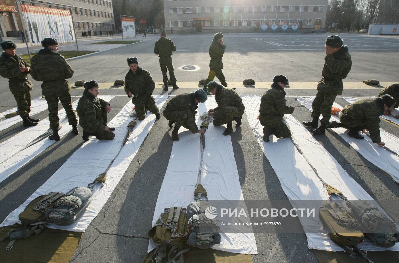 Занятия в Новосибирском высшем военном командном училище