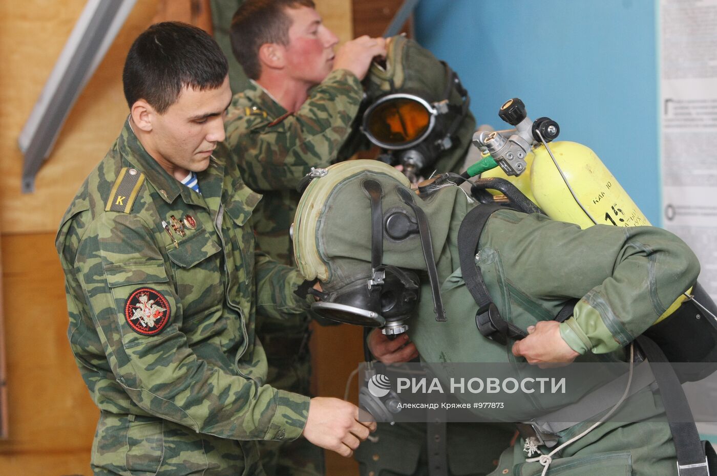 Занятия в Новосибирском высшем военном командном училище