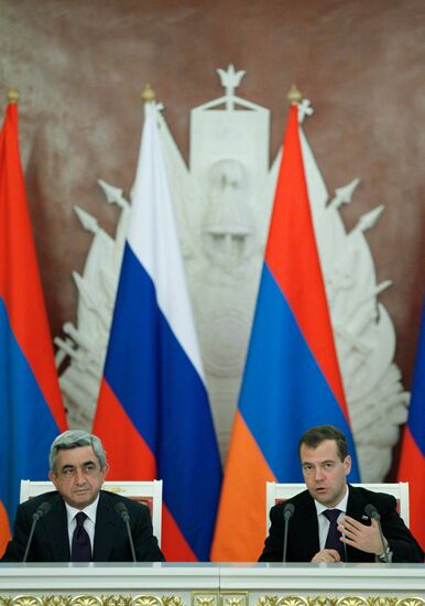 Государственный визит президента Армении С. Саргсяна в Россию
