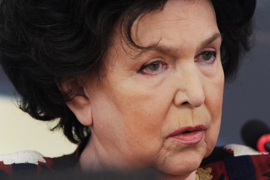 Пресс-конференция народной артистки СССР Галины Вишневской