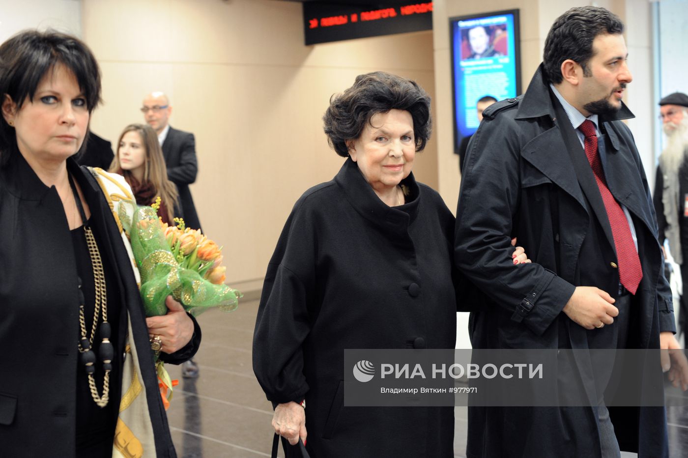Пресс-конференция народной артистки СССР Галины Вишневской