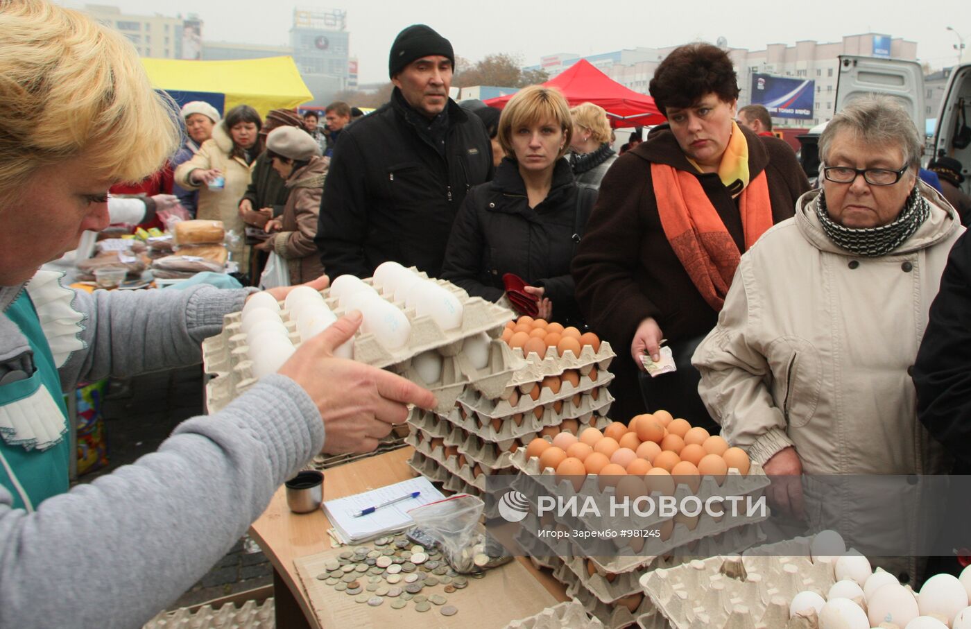 Ярмарка местных сельхозпроизводителей в Калининграде