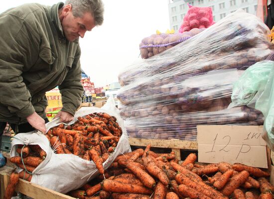 Ярмарка местных сельхозпроизводителей в Калининграде