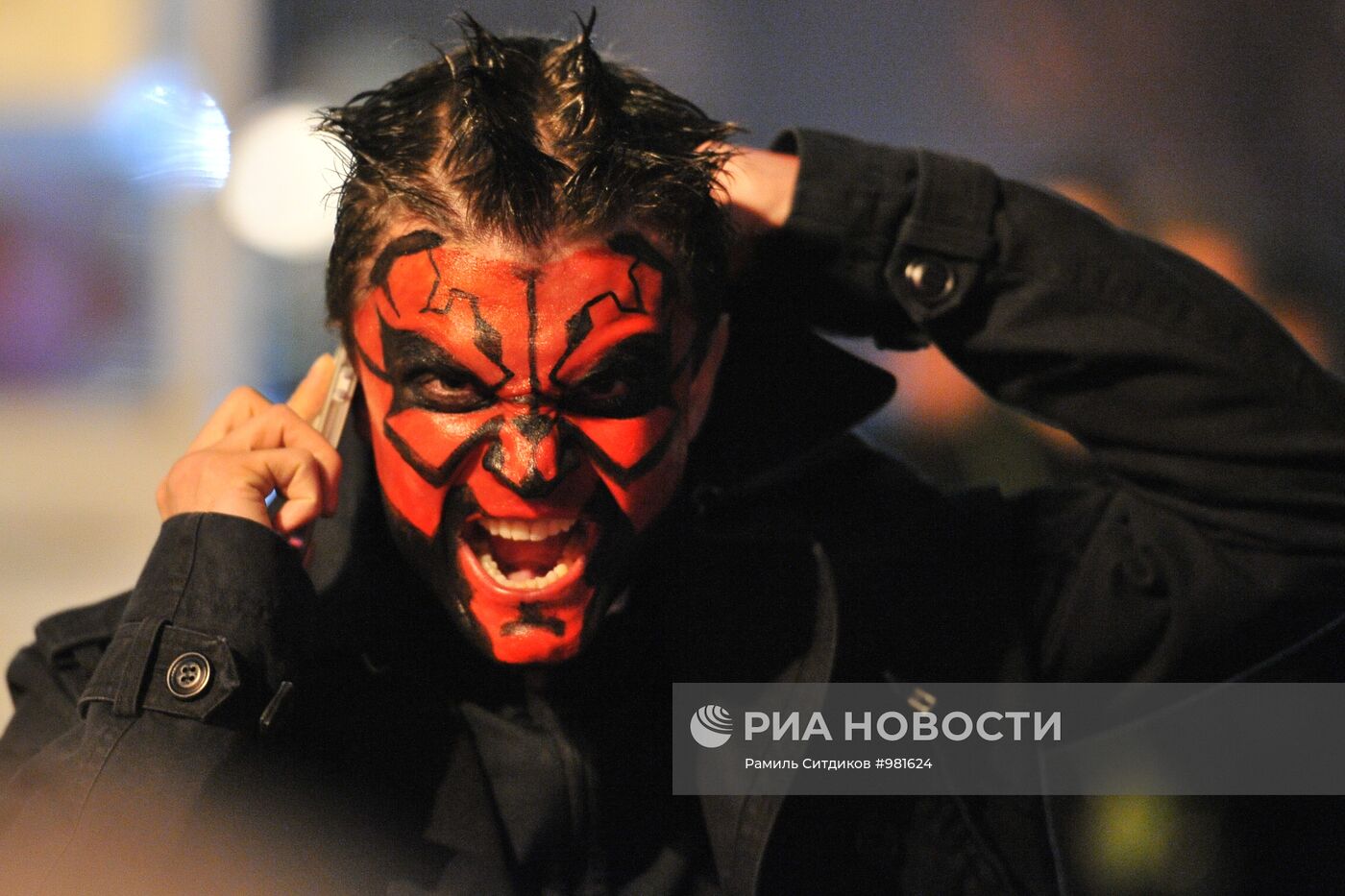 Празднование "Хэллоуина" в Москве