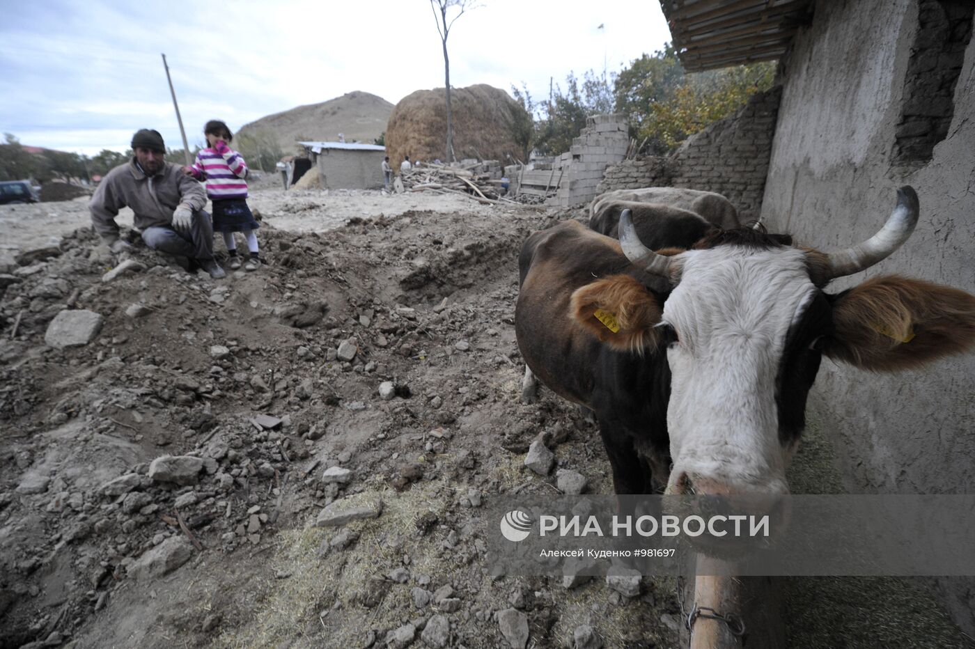 Последствия землетрясения в турецкой провинции Ван