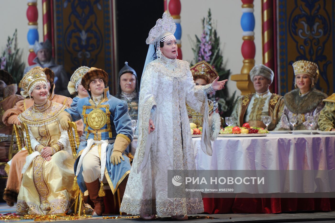 Прогон оперы "Руслан и Людмила" на сцене Большого театра