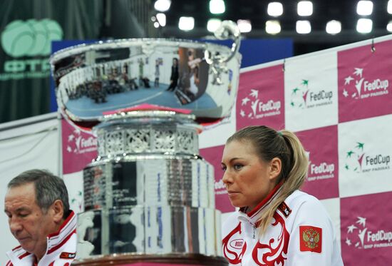 Теннис. П/к, посвященная финалу "Кубка Федерации 2011"