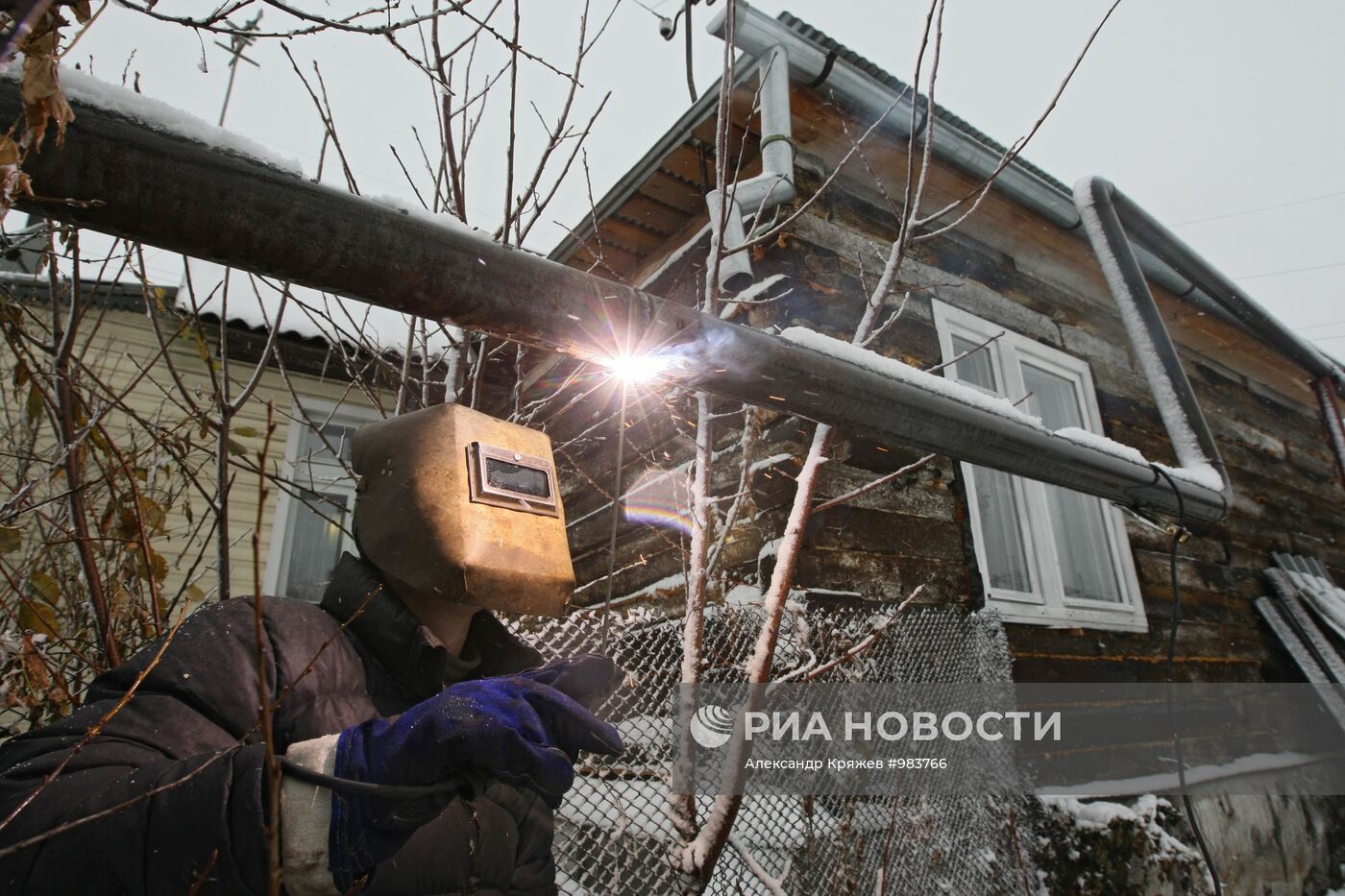 Монтаж газопровода в частном секторе Новосибирска