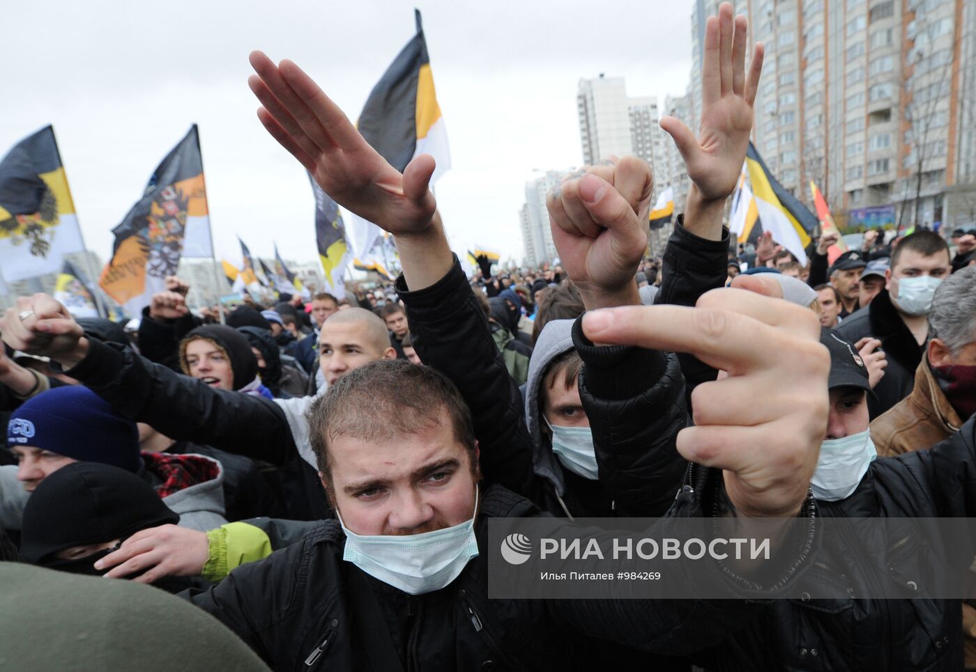 Акция "Русский марш" в Москве