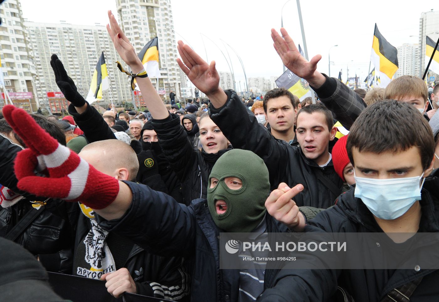 Акция "Русский марш" в Москве