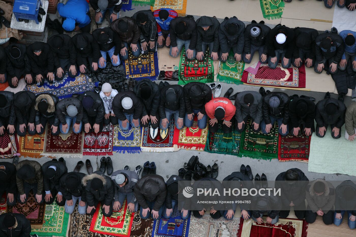Празднование Курбан-Байрама в Новосибирске