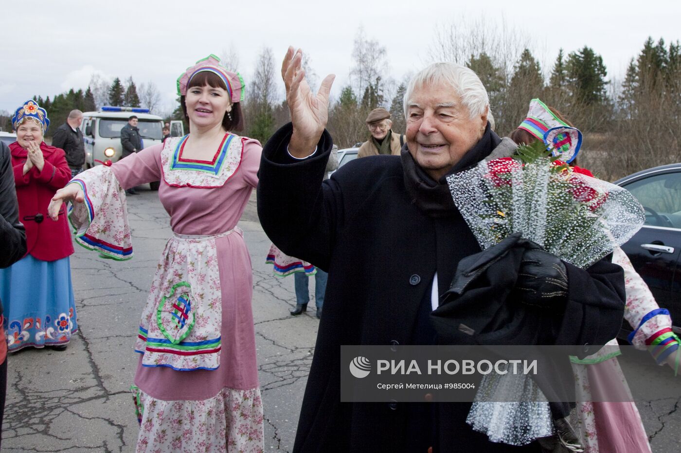 Визит Юрия Любимова в город Данилов Ярославской области
