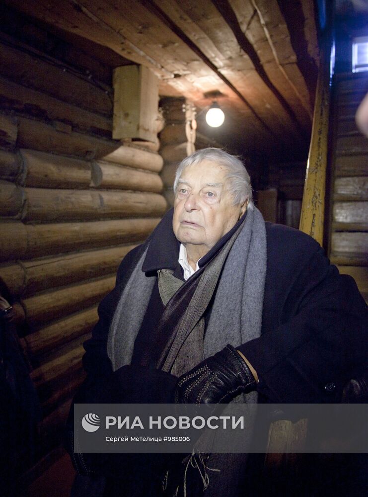 Визит Юрия Любимова в город Данилов Ярославской области