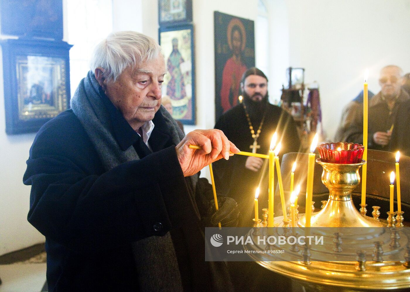 Визит Юрия Любимова в город Данилов Ярославской области