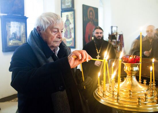 Визит Юрия Любимова в город Данилов Ярославской области