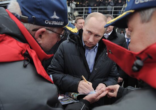 Рабочая поездка В.Путина в Северо-Западный федеральный округ