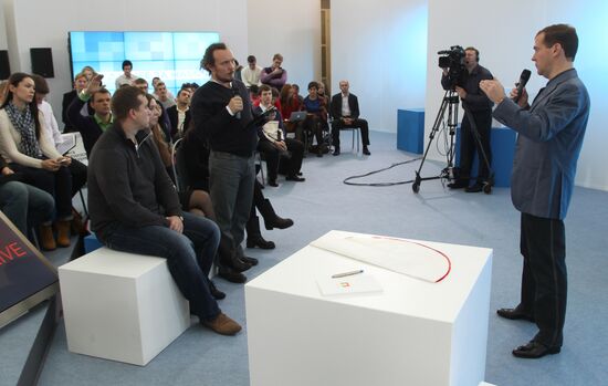 Встреча Д. Медведева с представителями сетевых сообществ