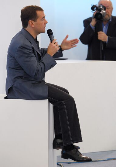 Встреча Д. Медведева с представителями сетевых сообществ