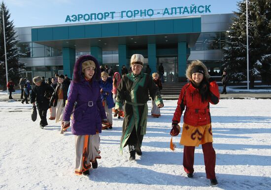 Открытие аэропорта "Горно-Алтайск" после реконструкции
