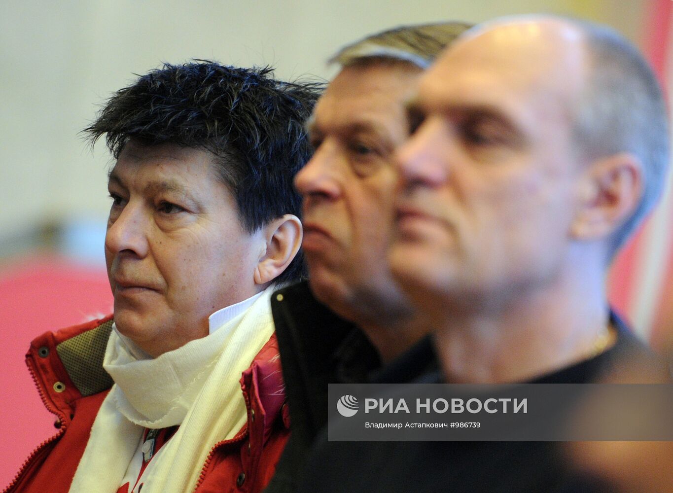 Церемония прощания с тренером Валентином Ивановым