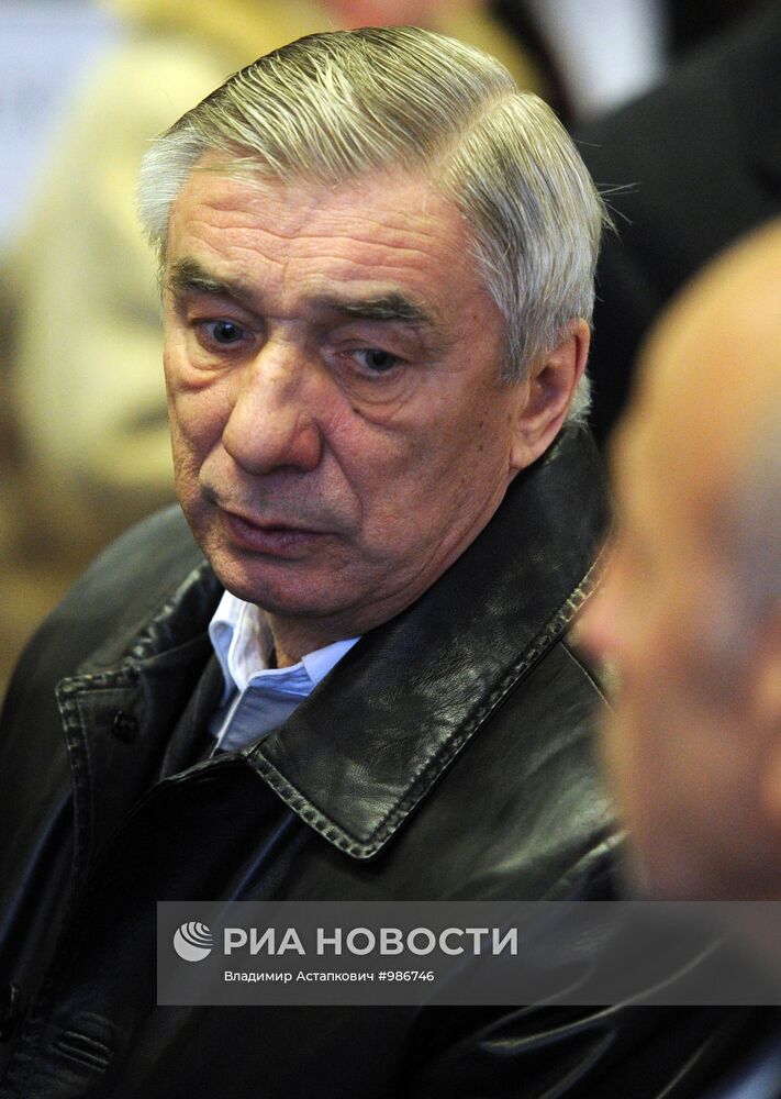 Церемония прощания с тренером Валентином Ивановым