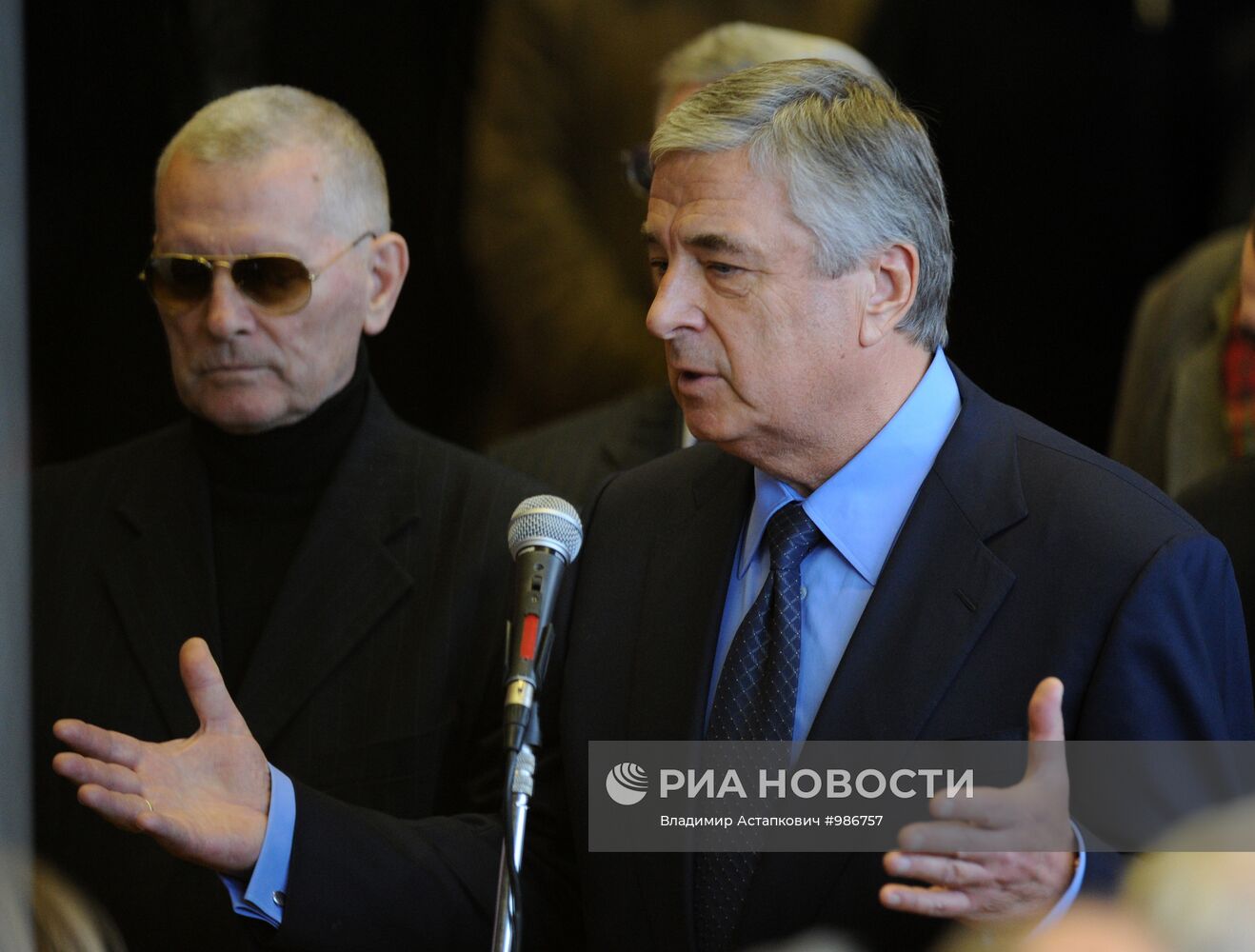 Церемония прощания с тренером Валентином Ивановым