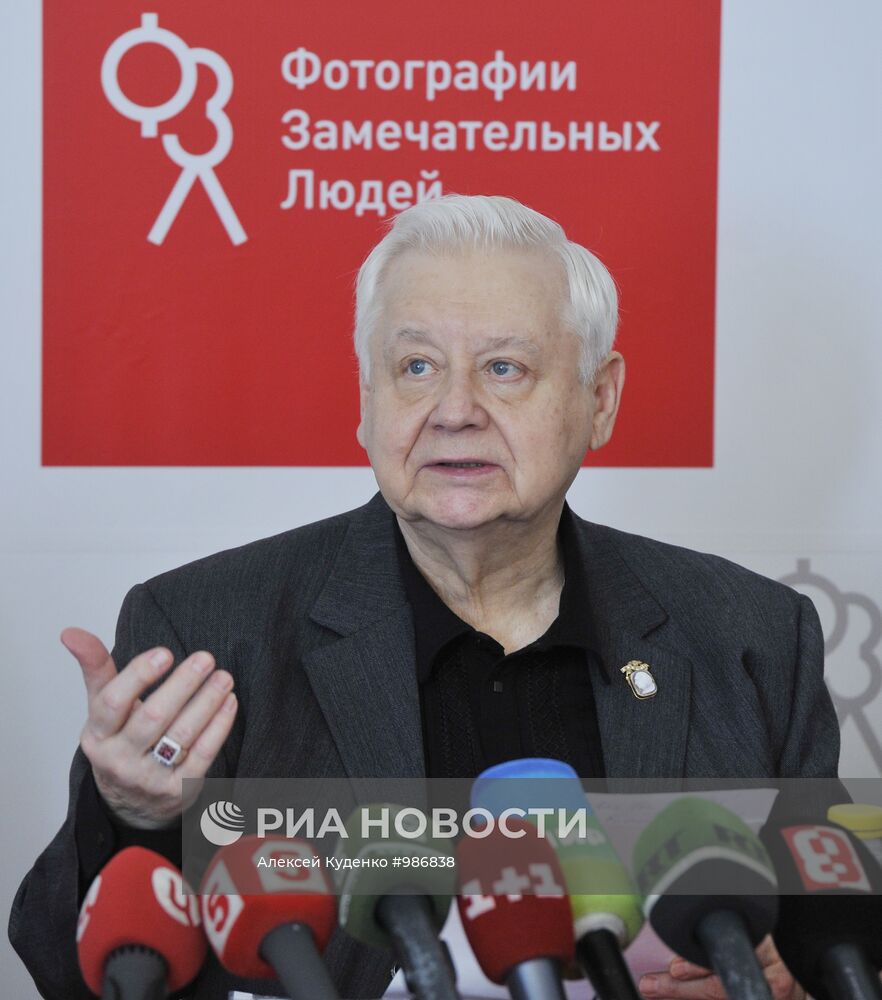 Пресс-конференция Олега Табакова