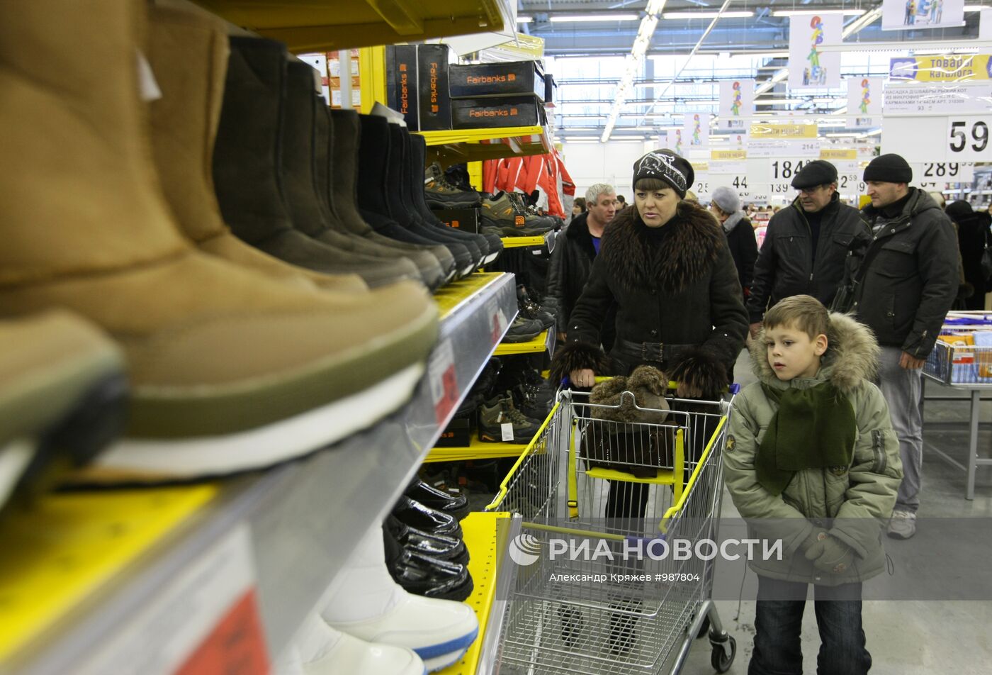 Открытие гипермаркета "Лента" в Новосибирске