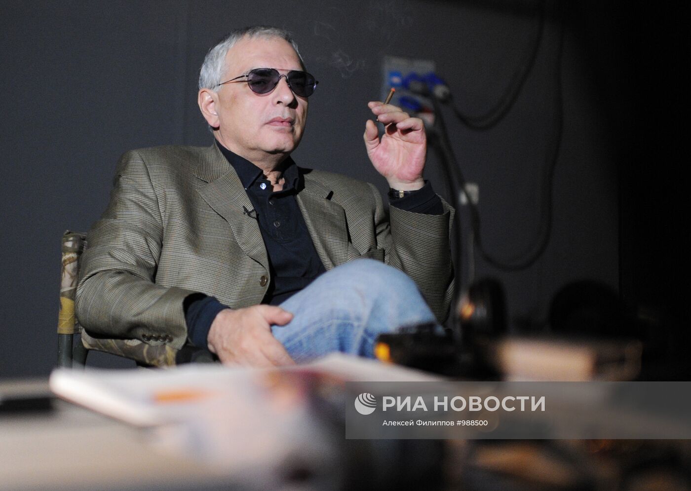 Съемки фильма Карена Шахназарова "Белый тигр"