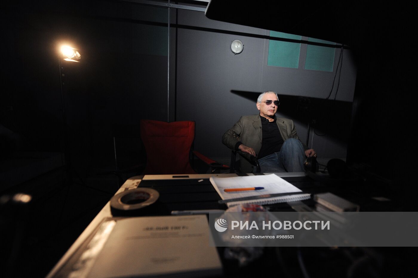 Съемки фильма Карена Шахназарова "Белый тигр"