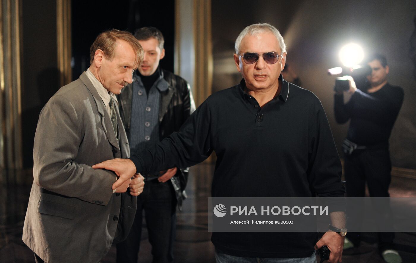 Съемки фильма Карена Шахназарова "Белый тигр"