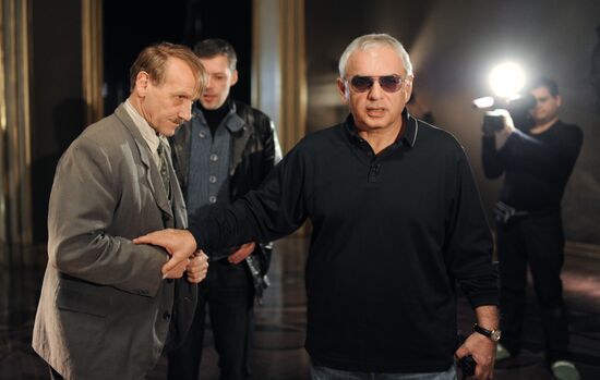 Съемки фильма Карена Шахназарова "Белый тигр"