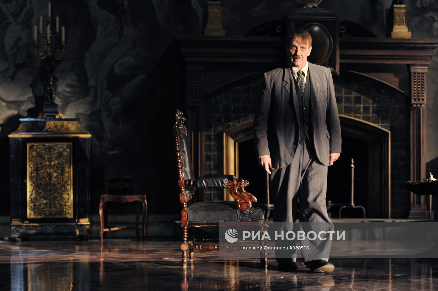 Съемки фильма Карена Шахназарова "Белый тигр"