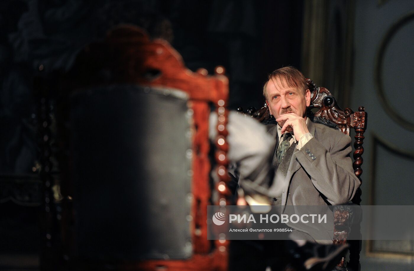 Съемки фильма Карена Шахназарова "Белый тигр"