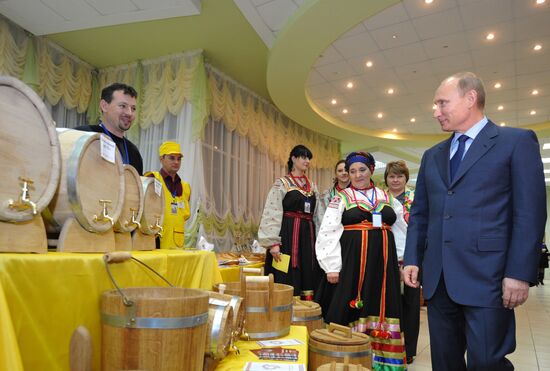 Рабочая поездка В.Путина в Белгородскую область