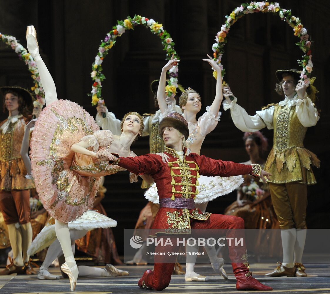 Репетиция балета "Спящая красавица" в Большом театре