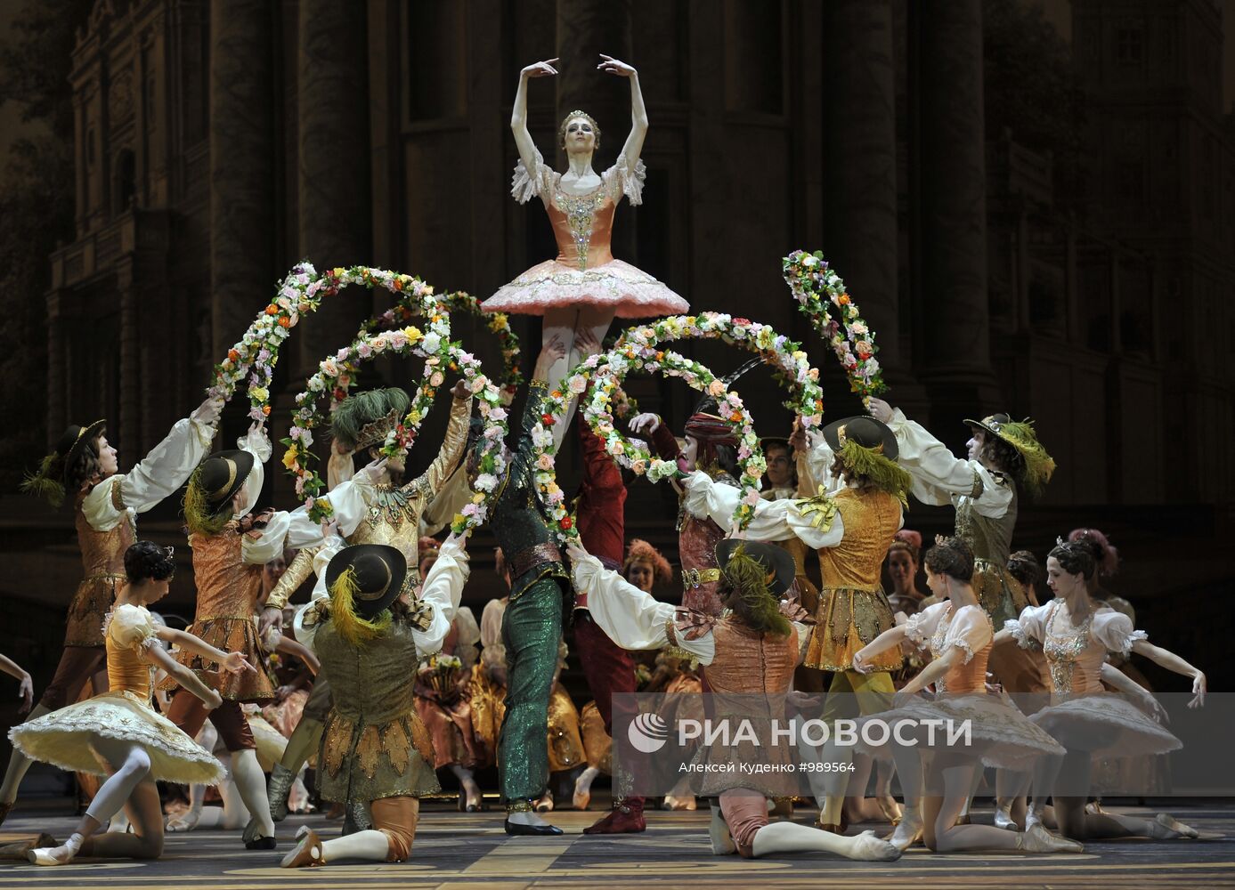 Репетиция балета "Спящая красавица" в Большом театре