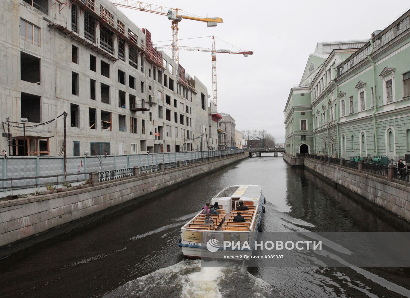 Строительство второй сцены Мариинского театра в Санкт-Петербурге