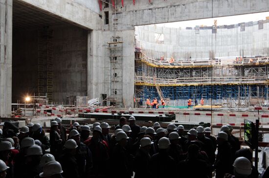 Строительство второй сцены Мариинского театра в Санкт-Петербурге