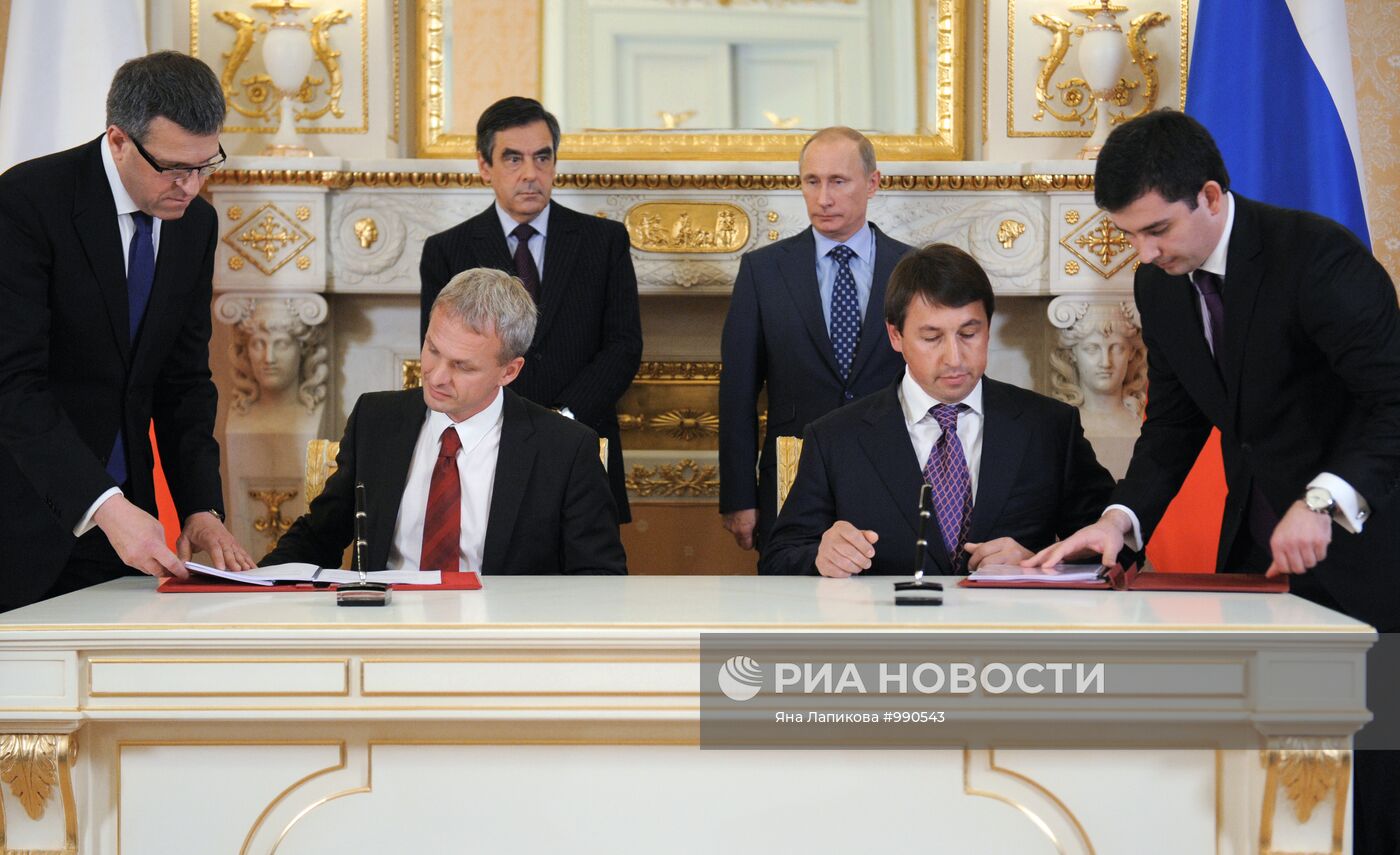 Совместная пресс-конференция В.Путина и Ф.Фийона
