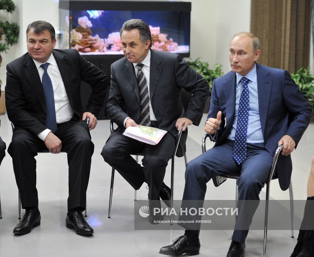 В.Путин на встрече с представителями родительского комитета