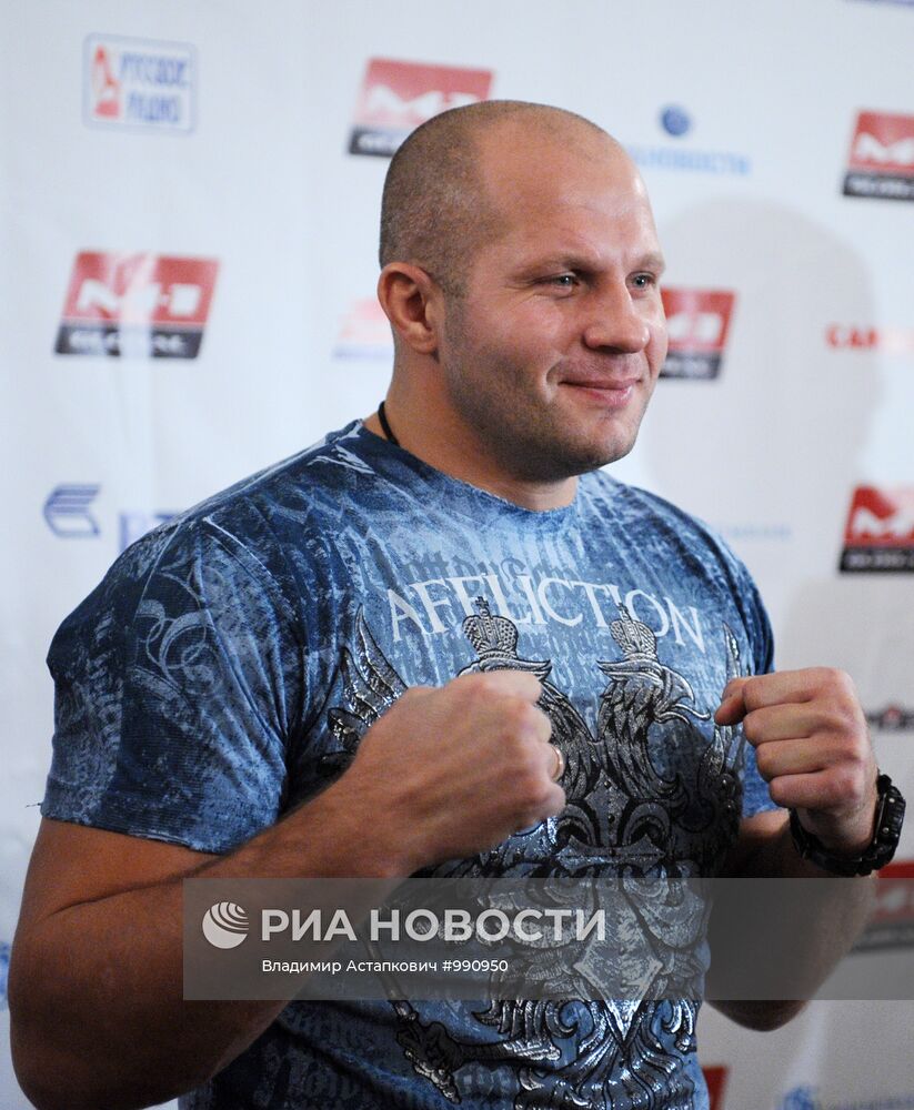 Пресс-конференция перед поединком Ф.Емельяненко и Д.Монсона