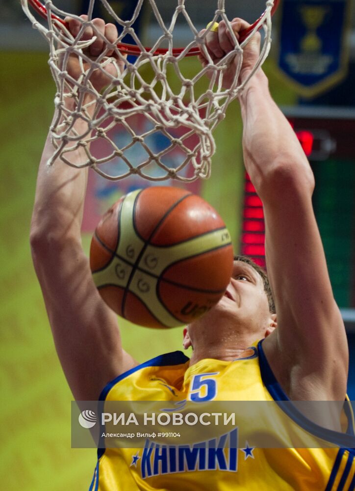 Баскетбол. Единая Лига ВТБ. Матч "Химки" - "Астана"