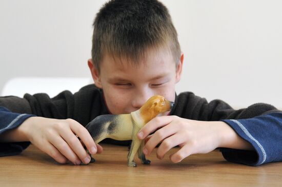 Работа специализированной школы для слепых и слабовидящих детей