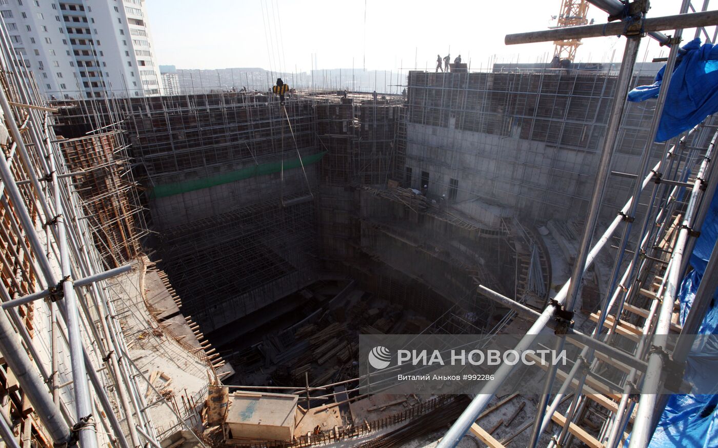 Строительство Театра оперы и балета во Владивостоке