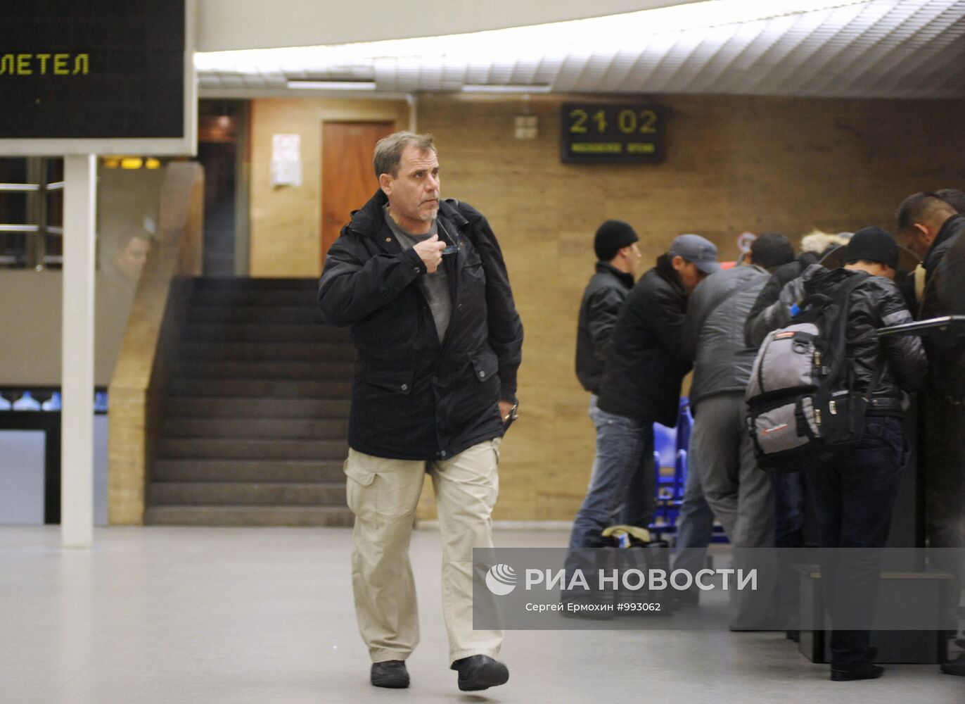Пилот авиакомпании "Ролкан" А.Руденко прилетел в Санкт-Петербург