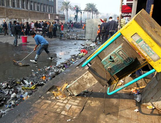 Беспорядки продолжаются в египетской столице