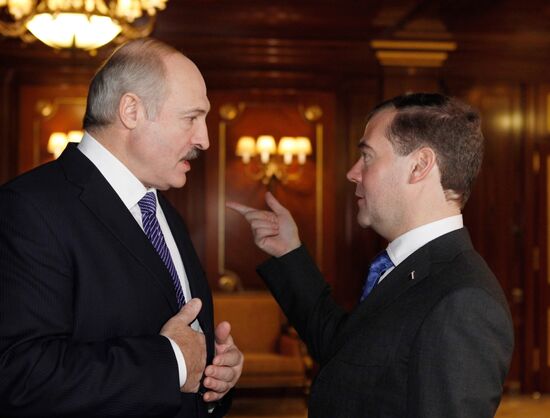 Встреча Д.Медведева и А.Лукашенко